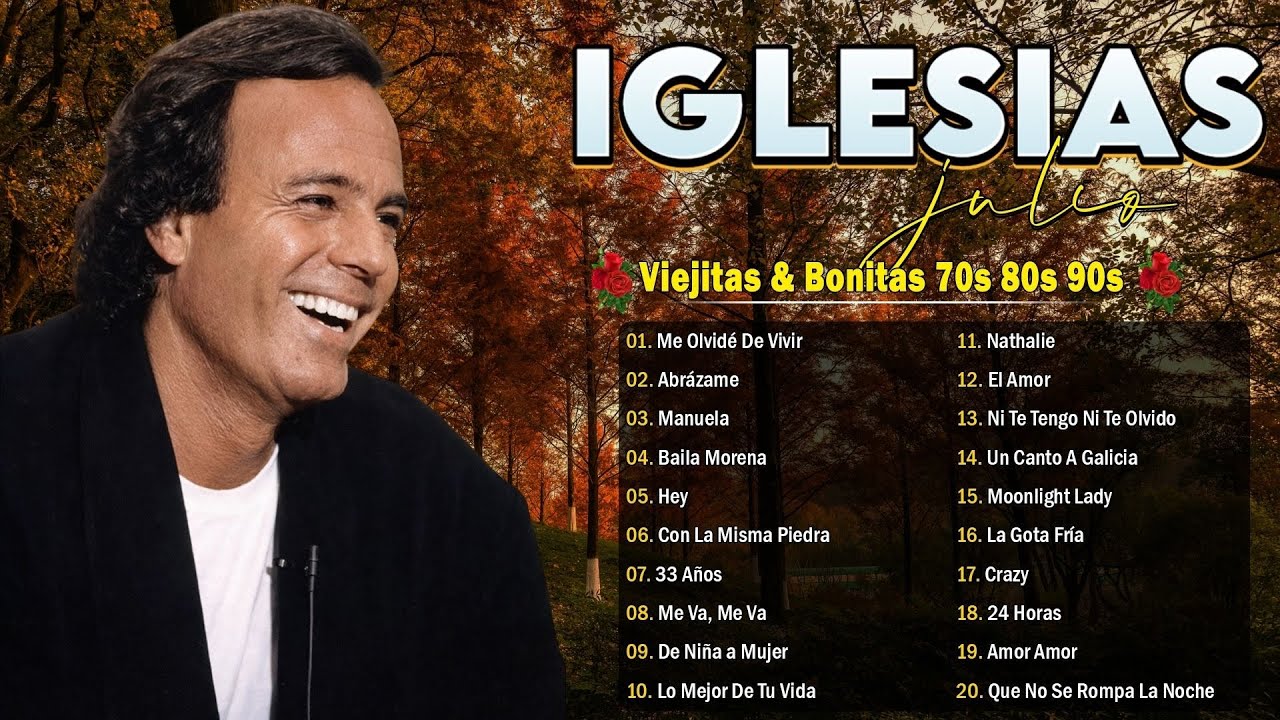 Julio Iglesias Todos Sus Grandes Exitos ~Julio Iglesias Viejitas Canciones Baladas Romanticas