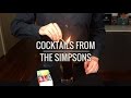 Recreated  cocktails from the simpsons