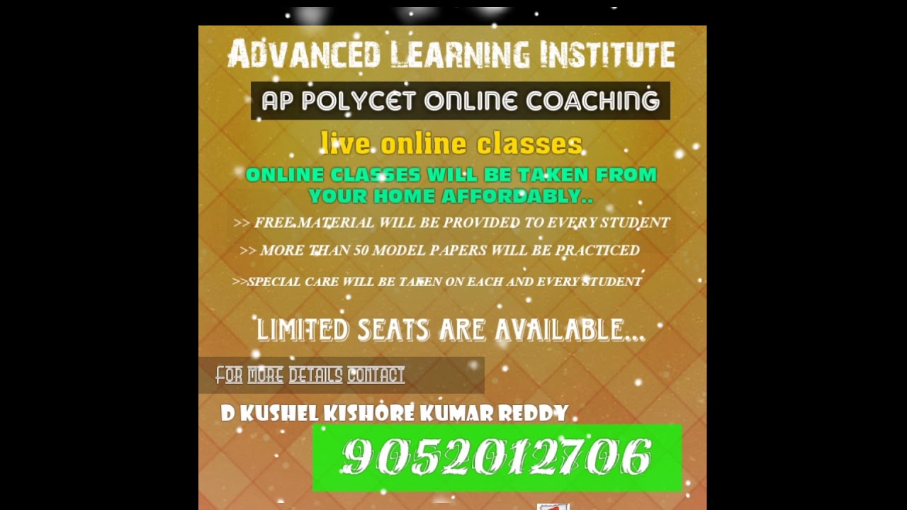 ap polycet 2021 online coaching