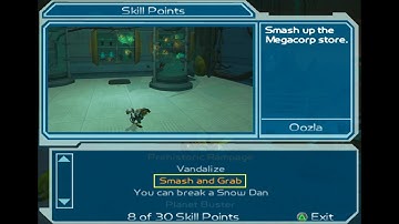 Ratchet and Clank 2 Going Commando Skill Point Planet Oozla Smash and Grab