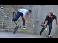 Bmx  kink blows up the streets  jacob cable hobie doan