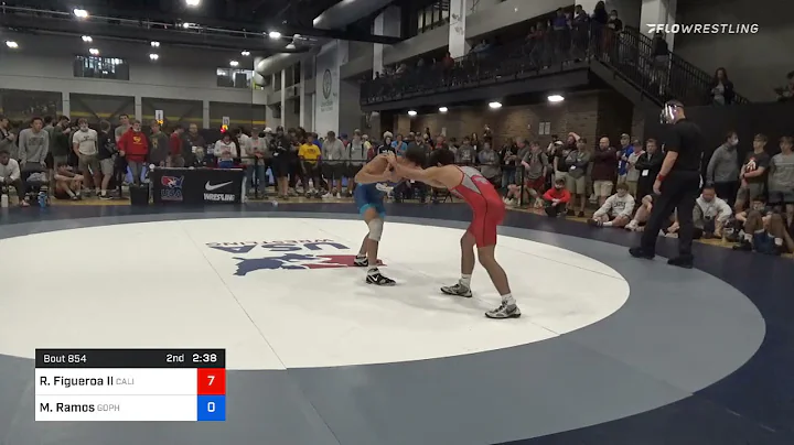 57 Kg Prelims - Richard Figueroa II, California Vs Matthew Ramos, Gopher Wrestling Club - RTC