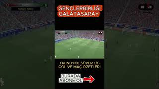 ⚽️ GENÇLERBİRLİĞİ - GALATASARAY MAÇI İZLE | ROLAND SALLAİ  MUHTEŞEM GOL SİMÜLASYON #galatasaray #gol