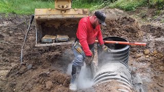 Severe storms threaten to derail my pond build