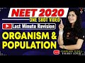 Organism and Population Class 12 One Shot | NEET 2020 Preparation | NEET Biology | Garima Goel