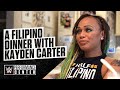 A Filipino Dinner with Kayden Carter