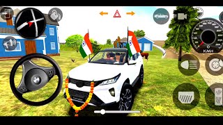 Toyota Fortuner Driving in Indian Village 🇮🇳 | Indian Car Driving 3D Gameplay | Realistic Driving  screenshot 5