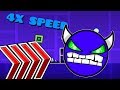 Geometry Dash All Levels 1-21 in 4x speed