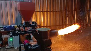 Burner Wood Pellet/Cangkang BFG-39 untuk Oven Sisha/Briket  Info/pemesanan:☎️085722149799