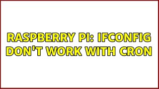 Raspberry Pi: ifconfig don't work with cron