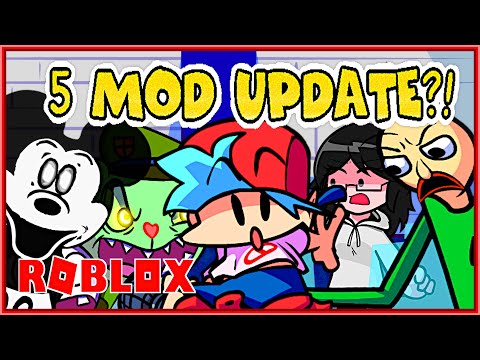 BALDI + 5 MOD UPDATE! 4 NEW ANIMATIONS (Roblox Funky Friday)