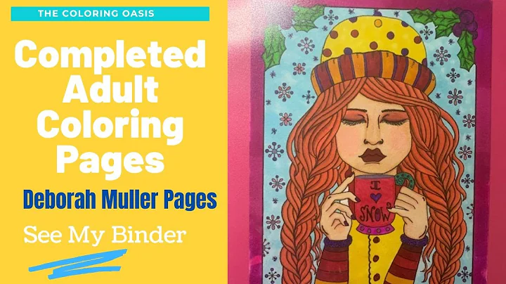 My Completed Coloring Pages by Deborah Muller Prin...