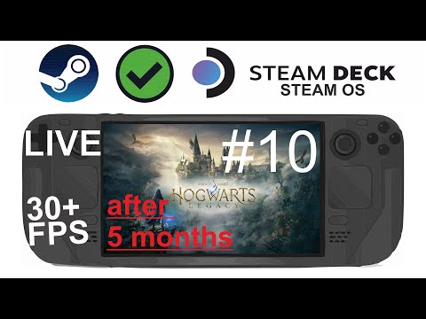 Hogwarts Legacy (after 5 months) on Steam Deck/OS in 800p 30+Fps (Live)