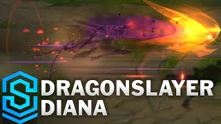 Dragonslayer Diana Skin Spotlight - League of Legends