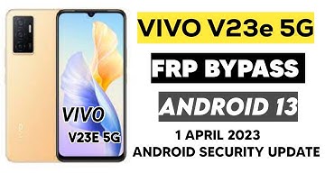 Vivo V23e 5g frp bypass android 13 || Reset setting not working || vivo V23e frp bypass