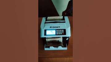 How to use cash counting machine with fake note Detection