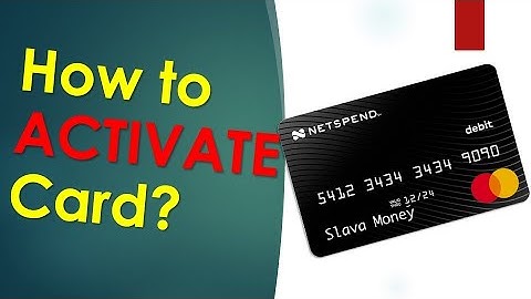 How to Activate Netspend Debit card?