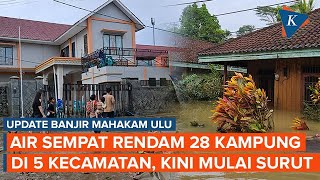 Banjir Mahakam Ulu Berangsur Surut, Ketinggian Air Masih 2 Meter