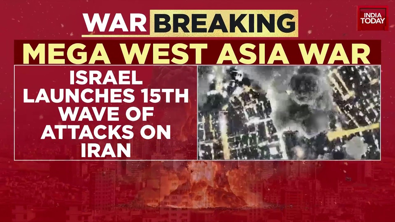 War Breaking: Israel Launches 15th Wave Of Strikes On Iran, Targets Khamenei's Underground Bunker