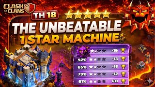 TOP TH18 LEGEND 3 1 STAR MACHINE!BEST BASE EVER FOR LEGEND 3 2 &1 HIGHLY TESTED BASE ANTI 3 STAR