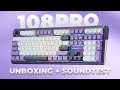 ANTONIUM 108 PRO - UNBOXING + Soundtest💜 - Was kann die Tastatur?