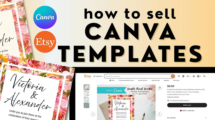 How To Sell Templates on Etsy Using Canva | Make Editable Canva Templates || kayohdesign