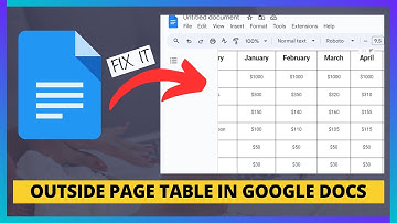 How To Resize an Outside Page Table in Google Docs (Quick Easy Way!)