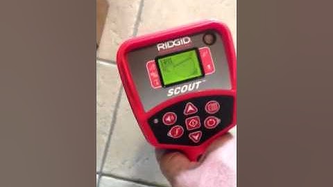 Line locating with Navitrak Scout