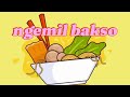 ngemil bakso keju +indomie #mukbang