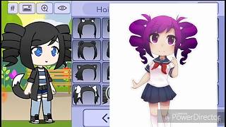 creando personajes de YANDERE SIMULATOR - gacha life