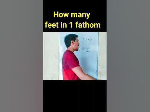 how many feet in 1 fathom|| units of length #shorts - YouTube