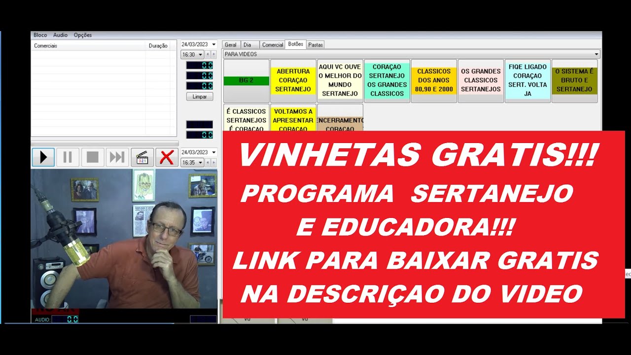 VINHETAS GRATIS PARA SUA RADIO PROGRAMA SERTANEJO E EDUCADORARADIOS