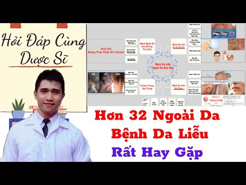 Sơ đồ các bệnh da liễu ngoài da thường gặp | Hỏi Đáp Cùng Dược Sĩ Video 13 | Y Dược TV