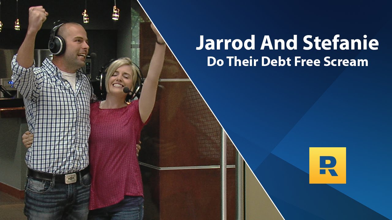 Jarrod And Stefanie Do Their Debt Free Scream!
