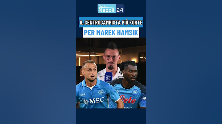 The strongest midfielder according to Marek Hamsik #hamsik #napoli