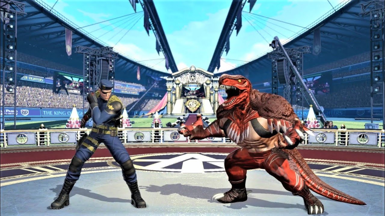 Heidern vs King of Dinosaurs (Hardest AI) - THE KING OF FIGHTERS XIV KOF 14