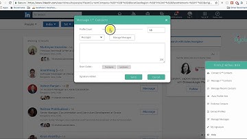 Linkedin Automation Tool | Fiyole | Tutorial | Message Contacts