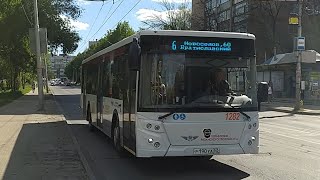 Автобус ЛиАЗ-5292.65 № Р 190 УА 62 №1282 маршрутом №6 "Ул. Новосёлов, 60 - Микрорайон Братиславский"