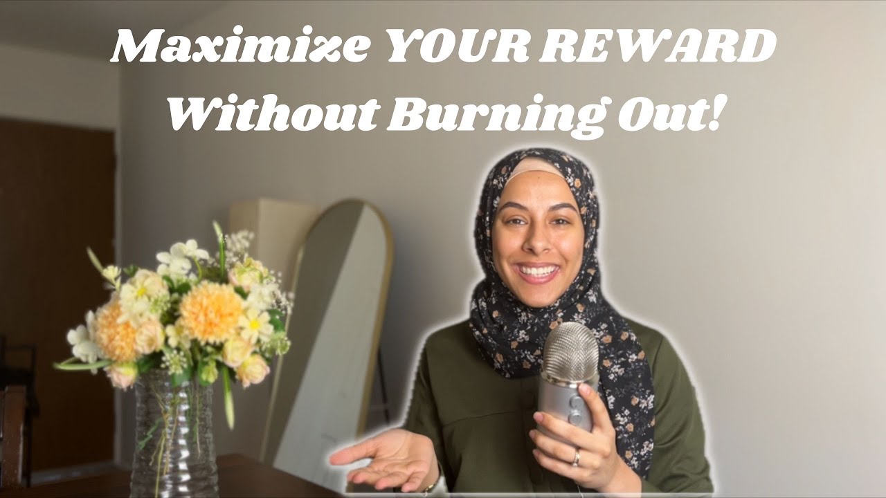 How I Set Goals to MAXIMIZE My Ramadan Without Burning Out!