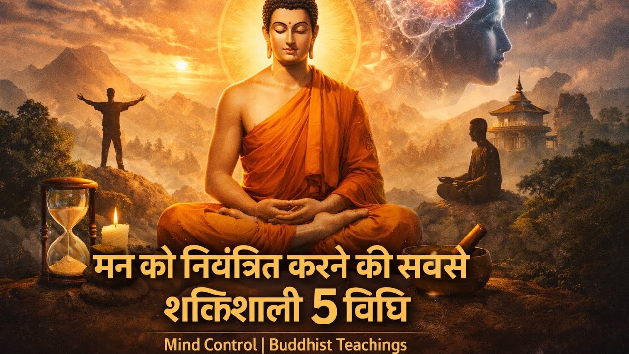 मन को नियंत्रित करने की सबसे शक्तिशाली 5 विधि | Buddhist Teachings by Gautama Buddha | Mind 