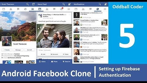 Setting up Firebase Authentication (Part-5) - [ Android Facebook Clone ]
