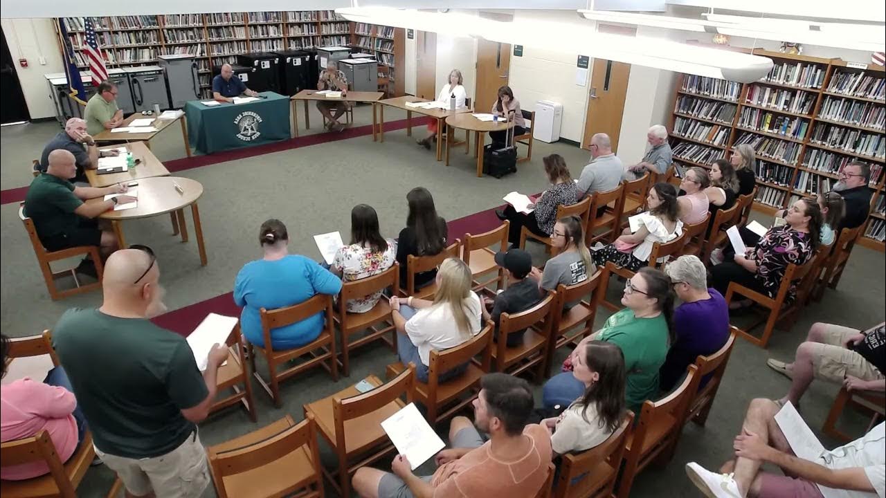 Pinconning Area Schools Board Meeting 7/25/2022 YouTube
