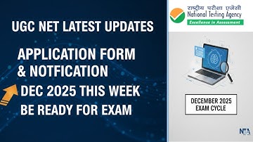 UGC NET 2025 Dec Application Form,  Exam Date & Official Notification। Ugc Net Form Filling #ugcnet 