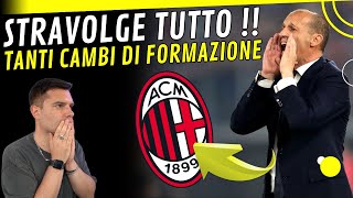 🤯 STRAVOLGE TUTTO !! ⚠️ TANTE NOVITA' CONTRO IL LECCE, FINALMENTE GIOCA... #acmilan #milannews