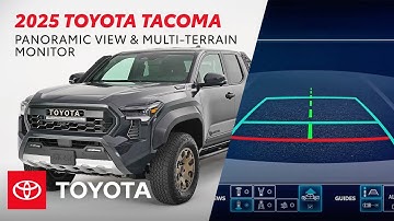 How to Use Panoramic View Monitor in 2025 Toyota Tacoma Grades | Toyota Drive-Off Essentials