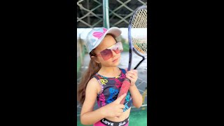 Meet our little champion in the making!🎾👧 with PatPat&#39;s Barbie outfit