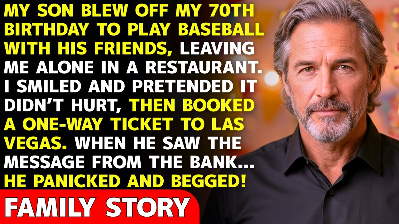 My Son Skipped My 70th Birthday To Play Baseball — One Flight Changed Everything.