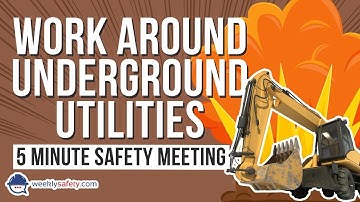 Safety Meeting on Work Around Underground Utilities