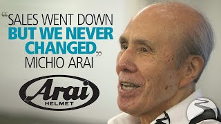 The history of Arai from the man behind it: Michio Arai