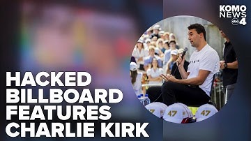 Lakewood Towne Center investigates offensive billboard hack featuring Charlie Kirk